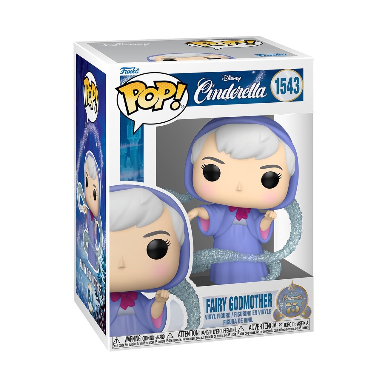 Funko Pop Disney: 75-летие Золушки - Золушка - Коллекционная виниловая фигурка - Идеи для подарков - Официальные товары - Игрушки для детей и взрослых - Любители мультфильмов и анимации