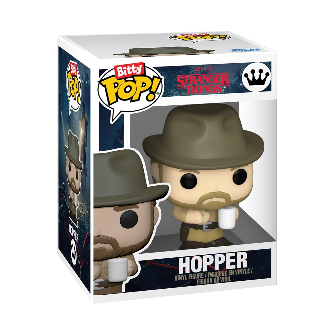 Funko Pop Bitty: Stranger Things — Хоппер, Джойс, Демогоргон - фото 3