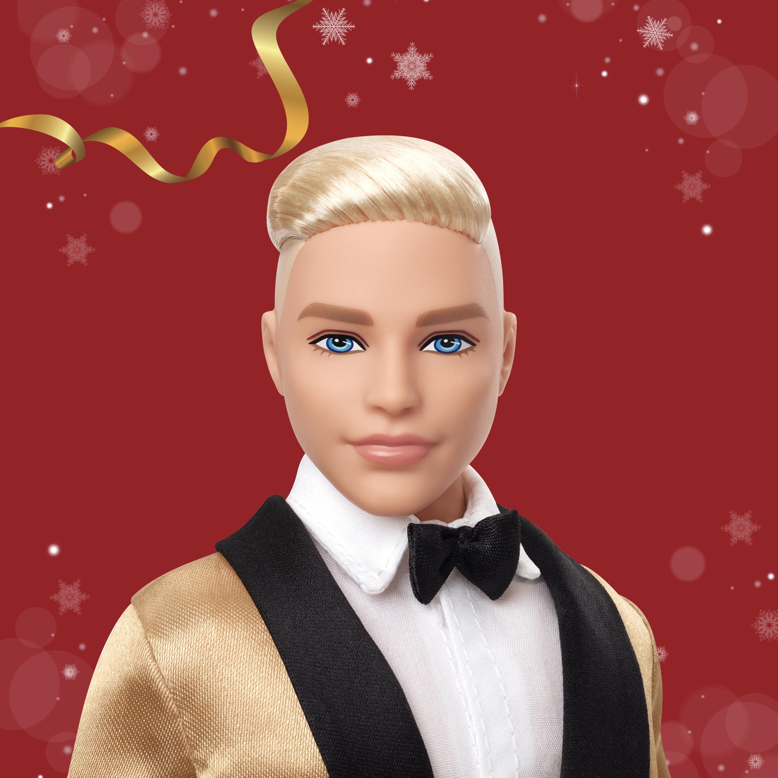 Коллекционная модная кукла Barbie Signature 2025 Holiday Blonde Ken - фото 2