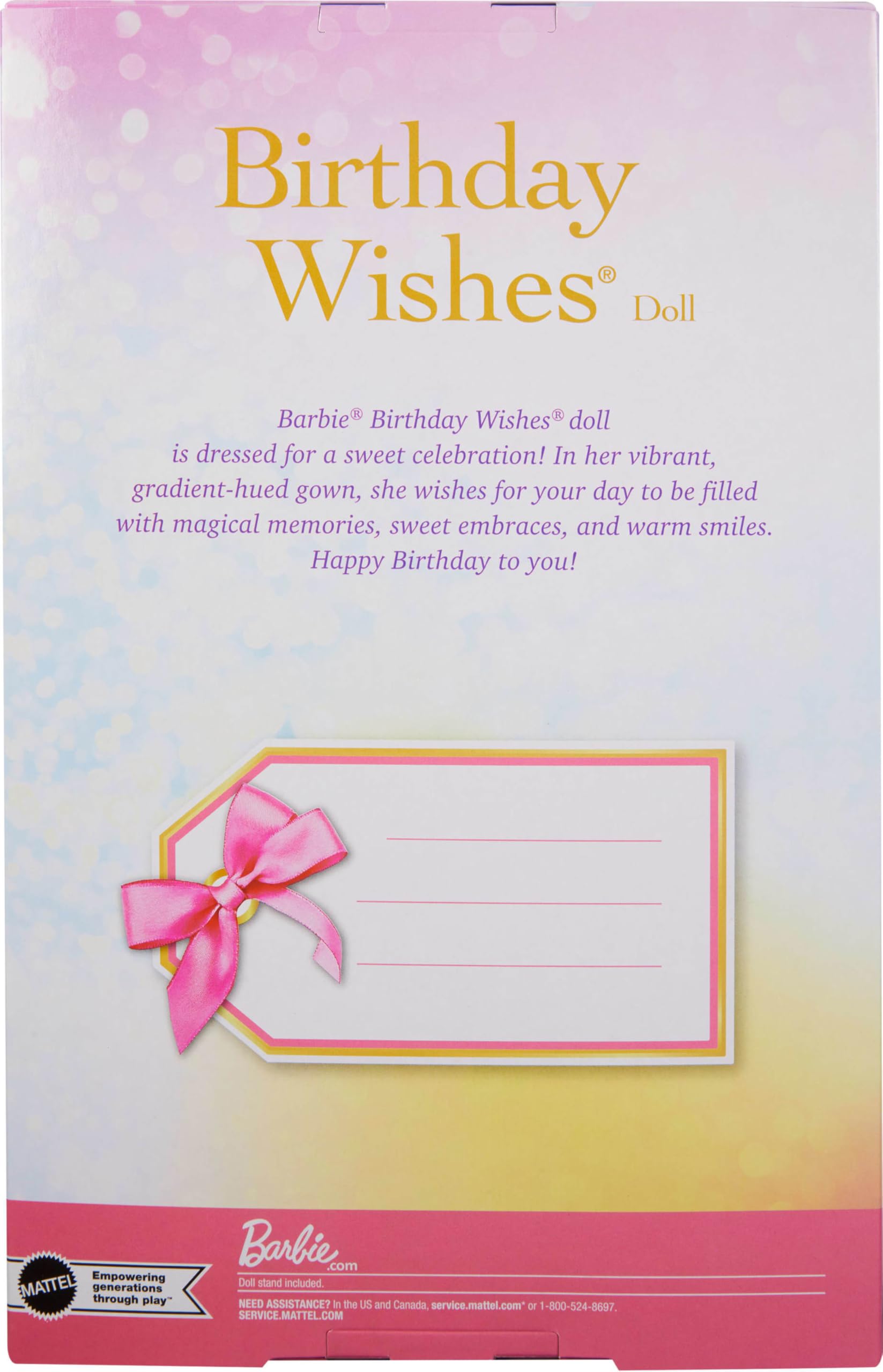 Поздравления с днем ​​рождения Barbie Signature 