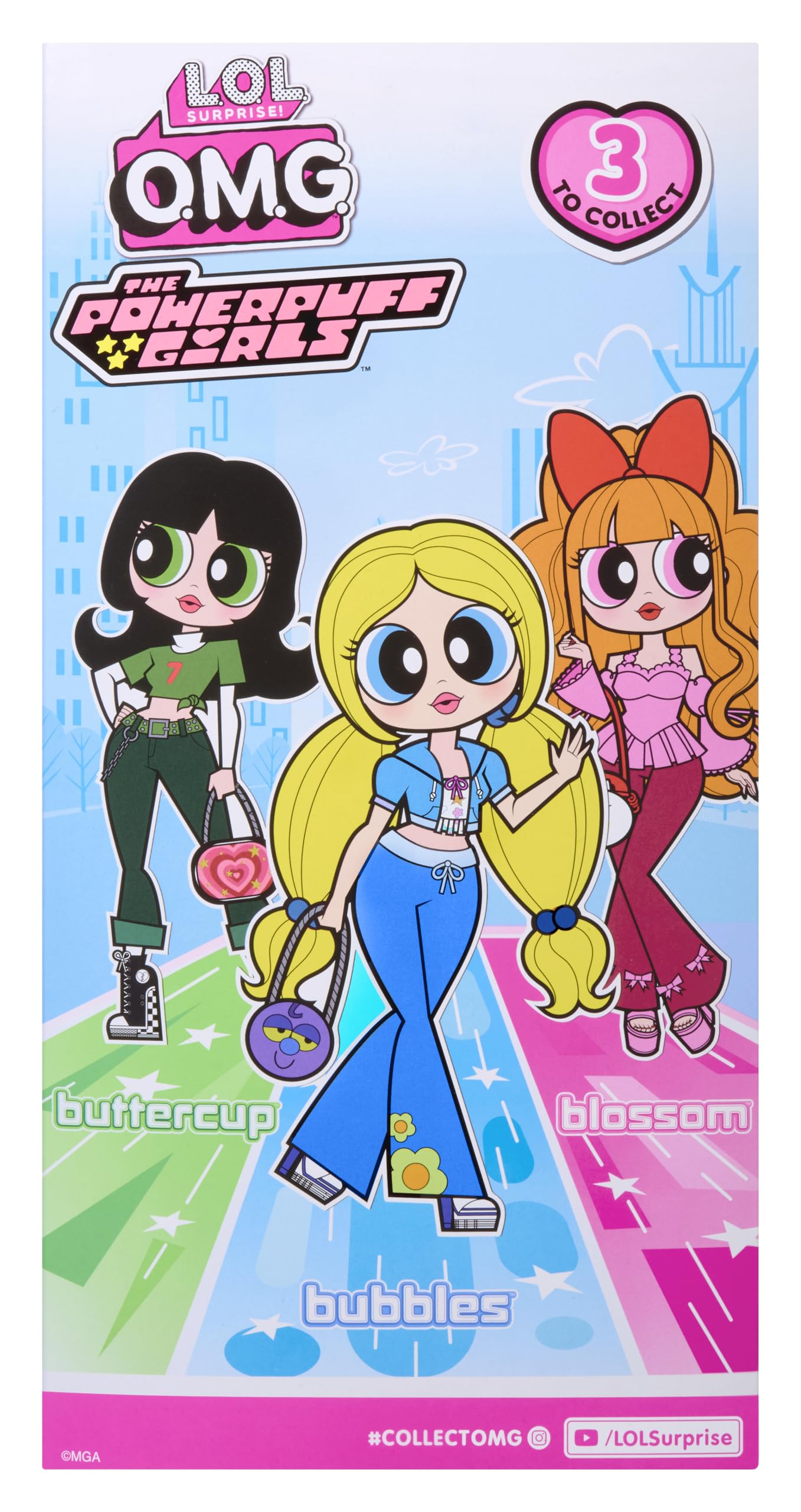 Кукла LOL Surprise OMG The Powerpuff Girls - Bubbles