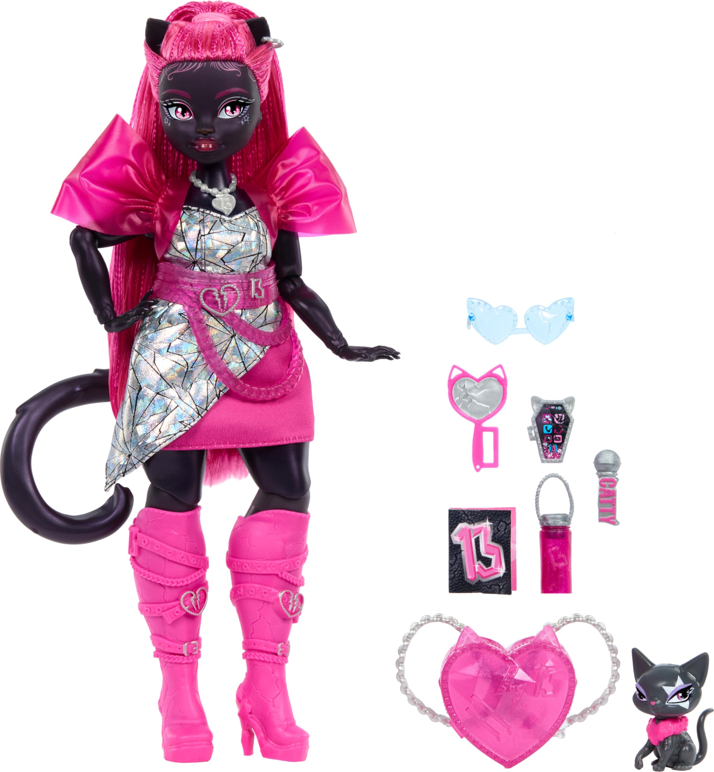 Кукла Monster High, Кетти Нуар из коллекции Faboolous Friends - фото 5