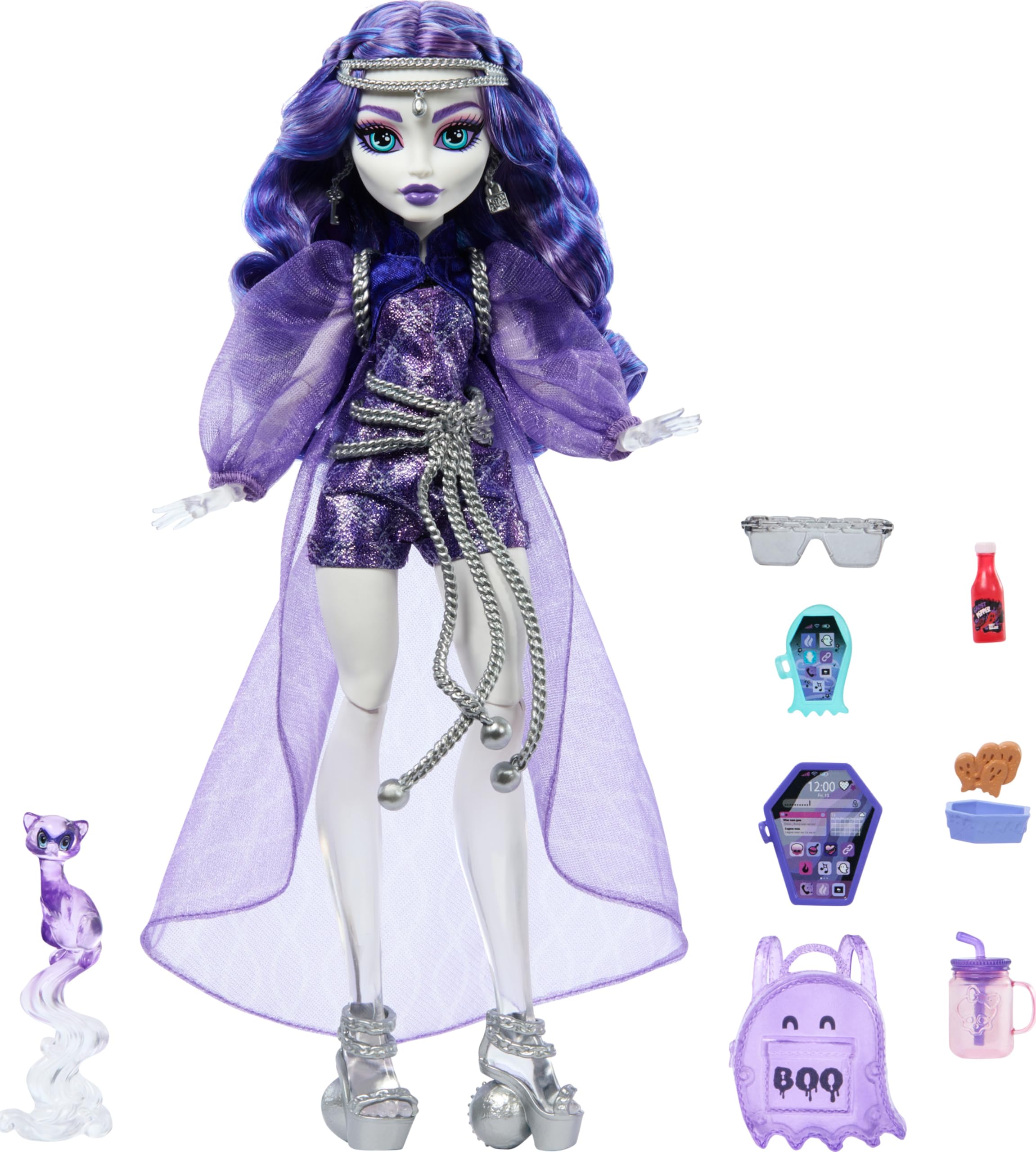 Кукла Monster High Спектра Вондергейст из коллекции Faboolous Friends