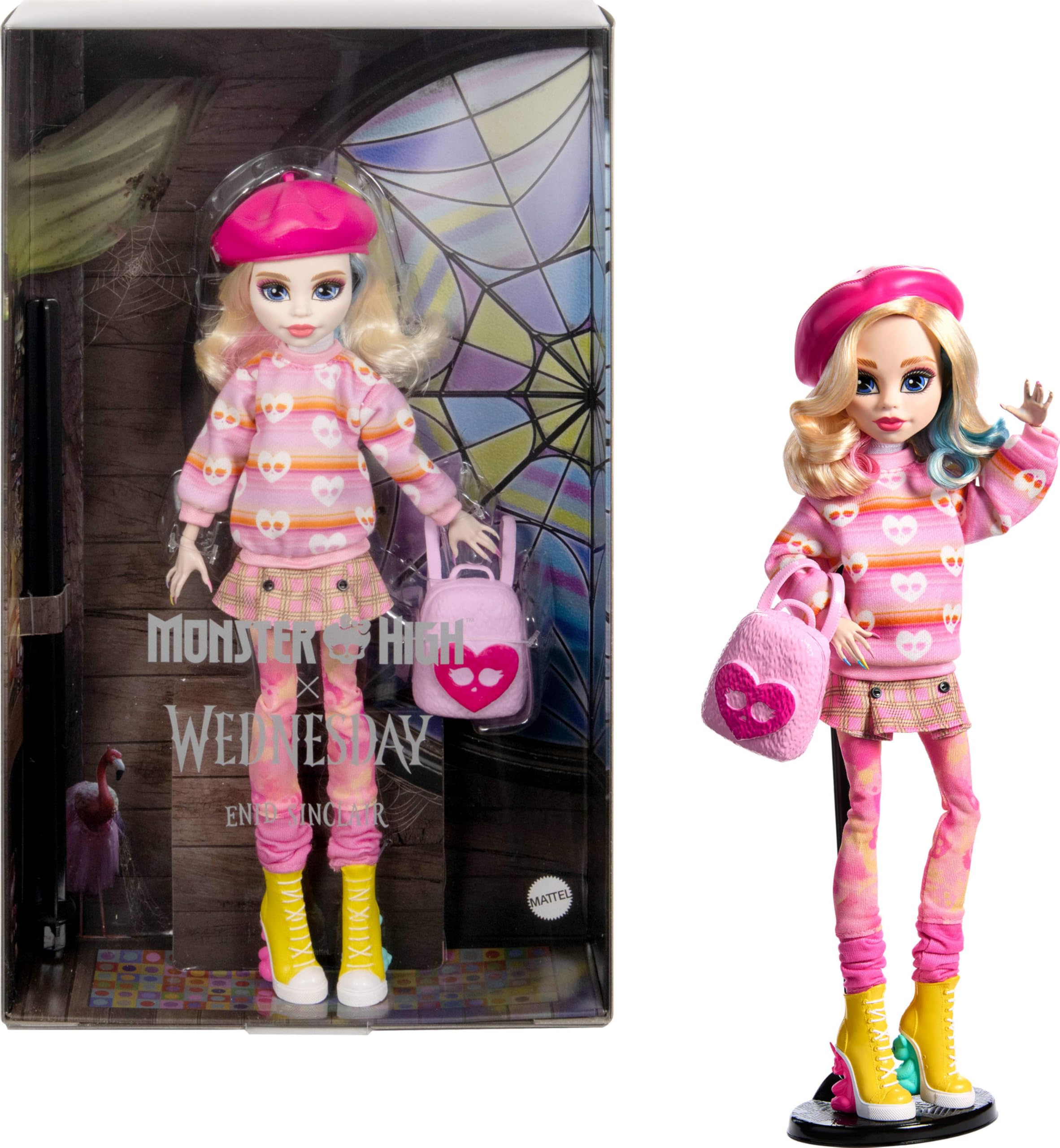 Кукла Monster High x Wednesday: Энид Синклер 
