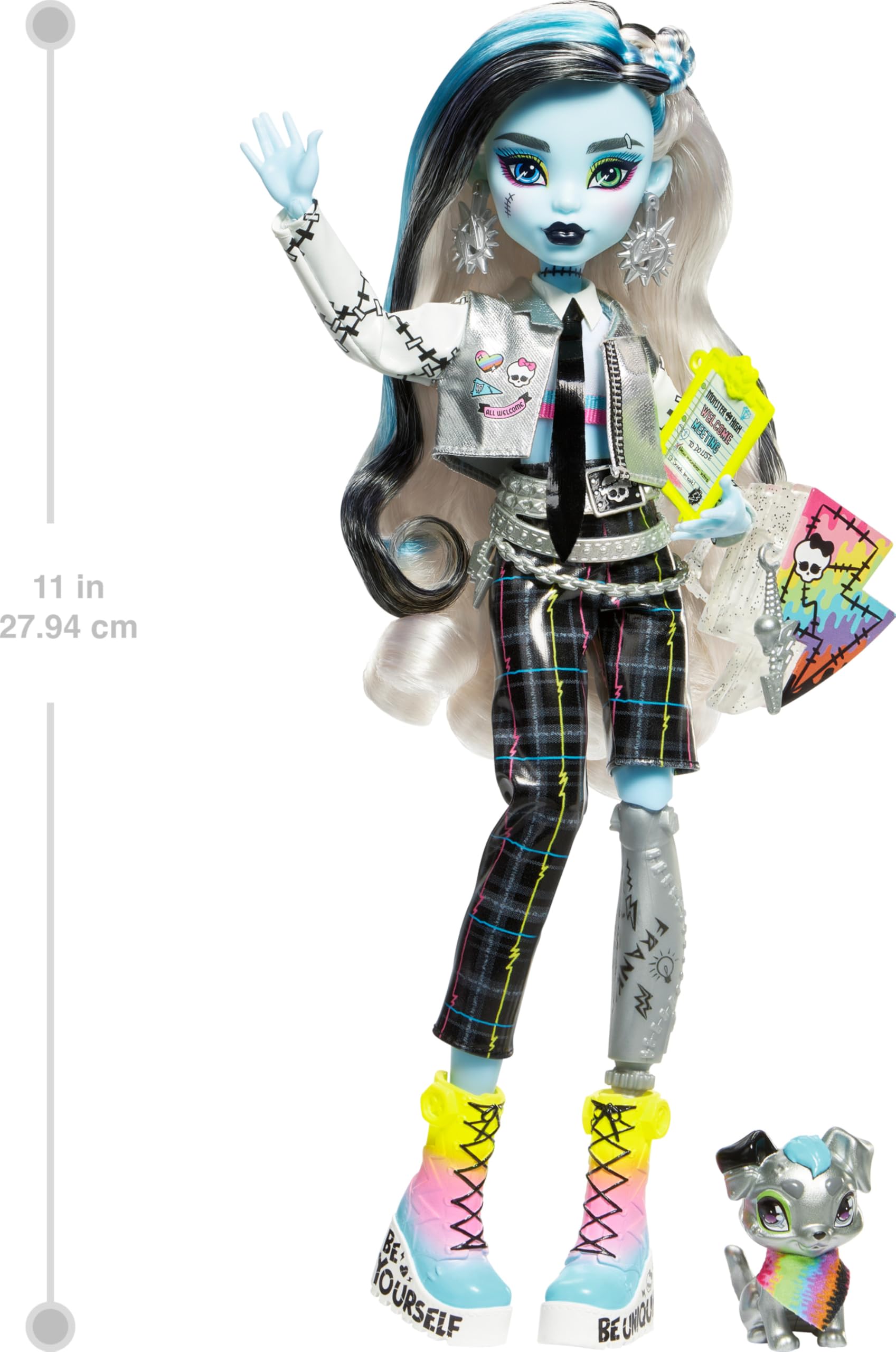 Кукла Monster High Фрэнки Штейн, набор Welcome Committee - фото 2