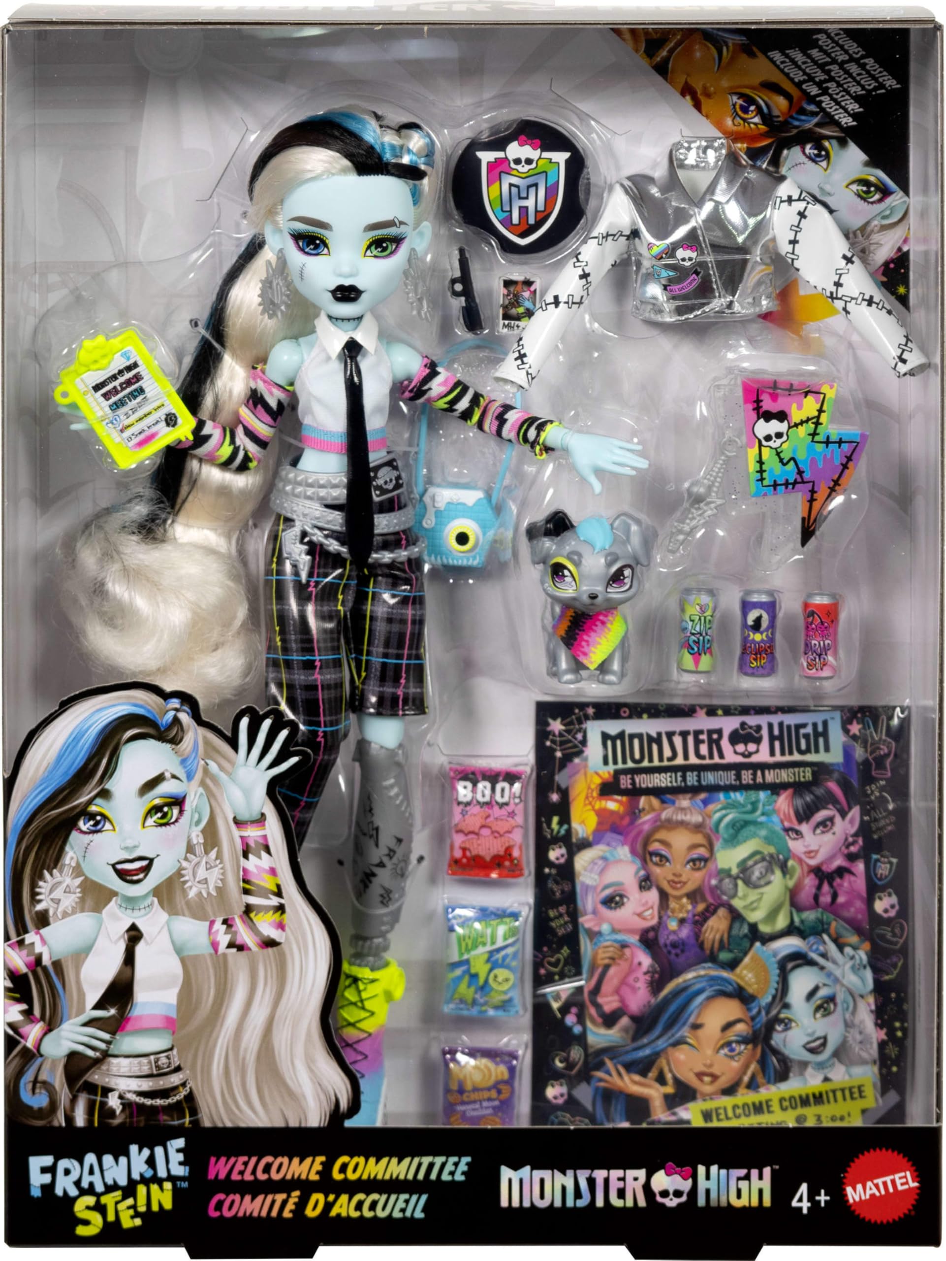 Кукла Monster High Фрэнки Штейн, набор Welcome Committee