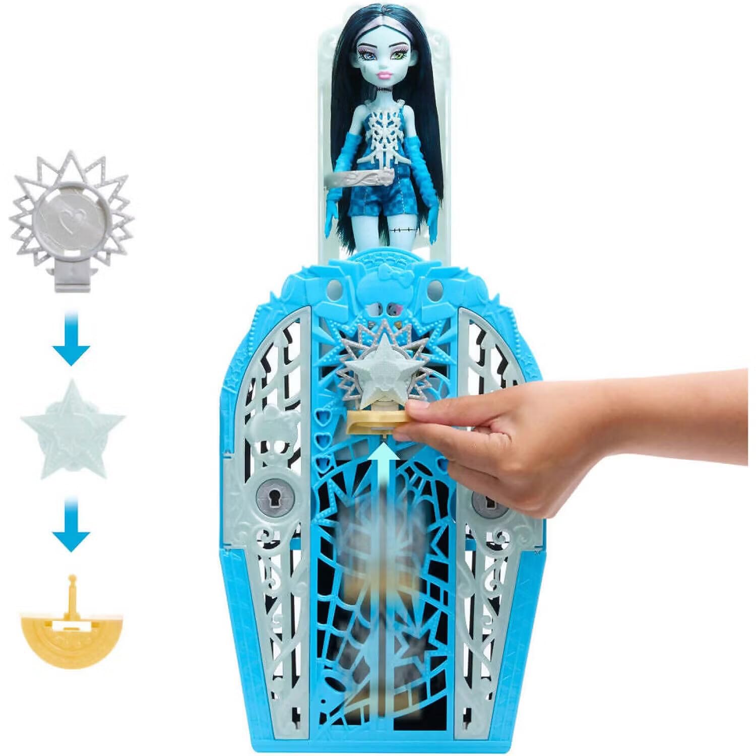 Кукла Monster High Френки Штейн из коллекции Skulltimate Secrets Hauntlywood Mysteries - фото 5