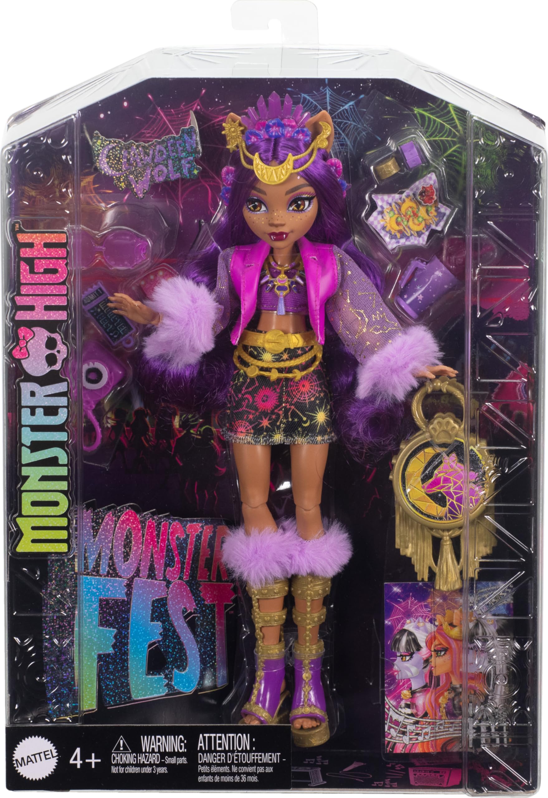 Кукла Monster High Клодин Вульф из коллекции Monster Fest - фото 5