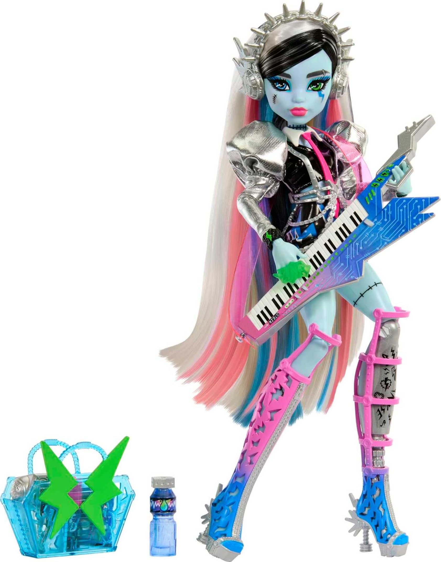 Кукла Monster High, усиленная рок-звезда Френки Штейн  - фото 2