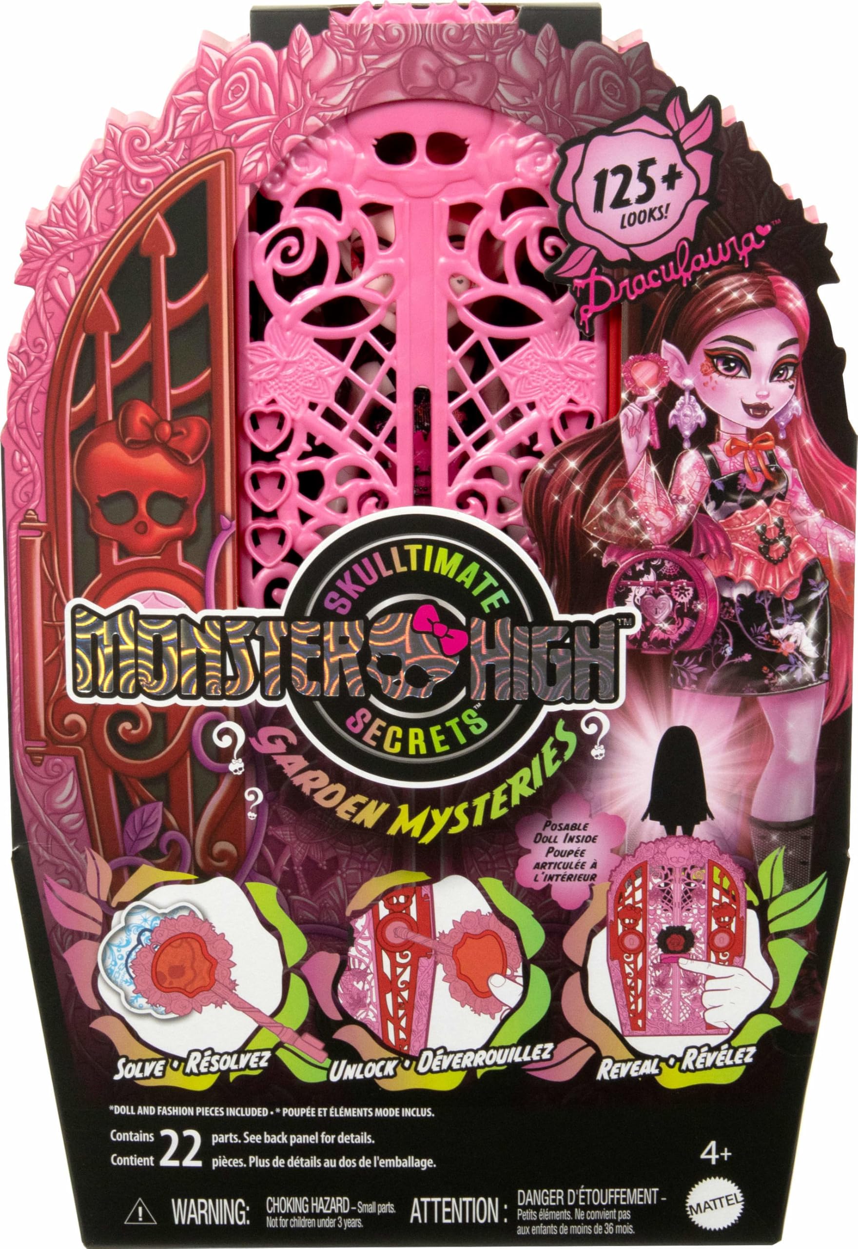 Кукла Monster High Дракулаура из коллекции Skulltimate Secrets Garden Mysteries