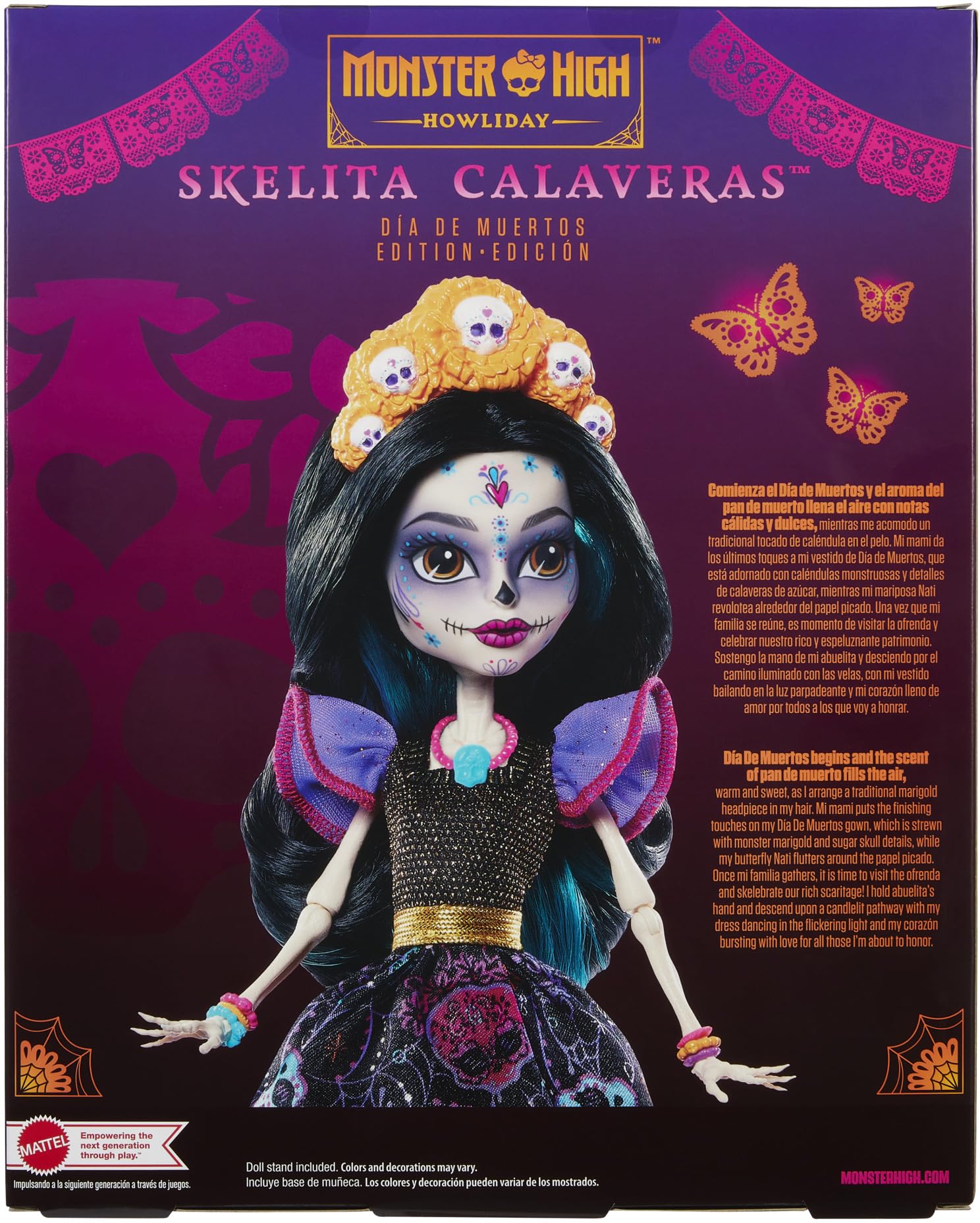 Кукла Monster High, коллекционная Скелита Калаверас Dia De Muertos 